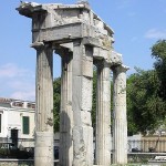Remains of the west gate into the Roman Forum