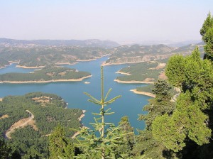 Lake Plastiras near Karditsa in Greece