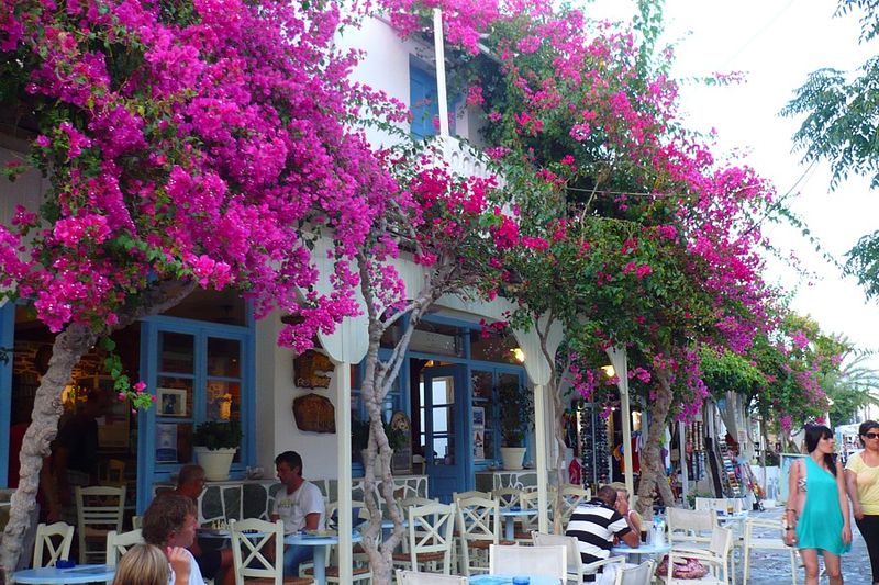 Antiparos, traditional cafes, Cyclades, Greece