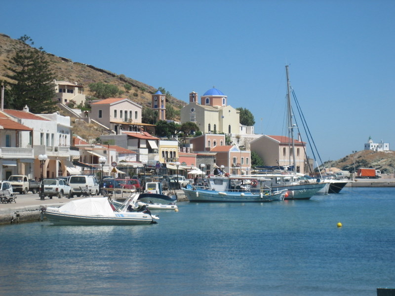 Korissia, the port of Tzia, Cyclades, Greece