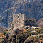 The castle of St. John's order on Kastelorizo, Dodecanese, Greece