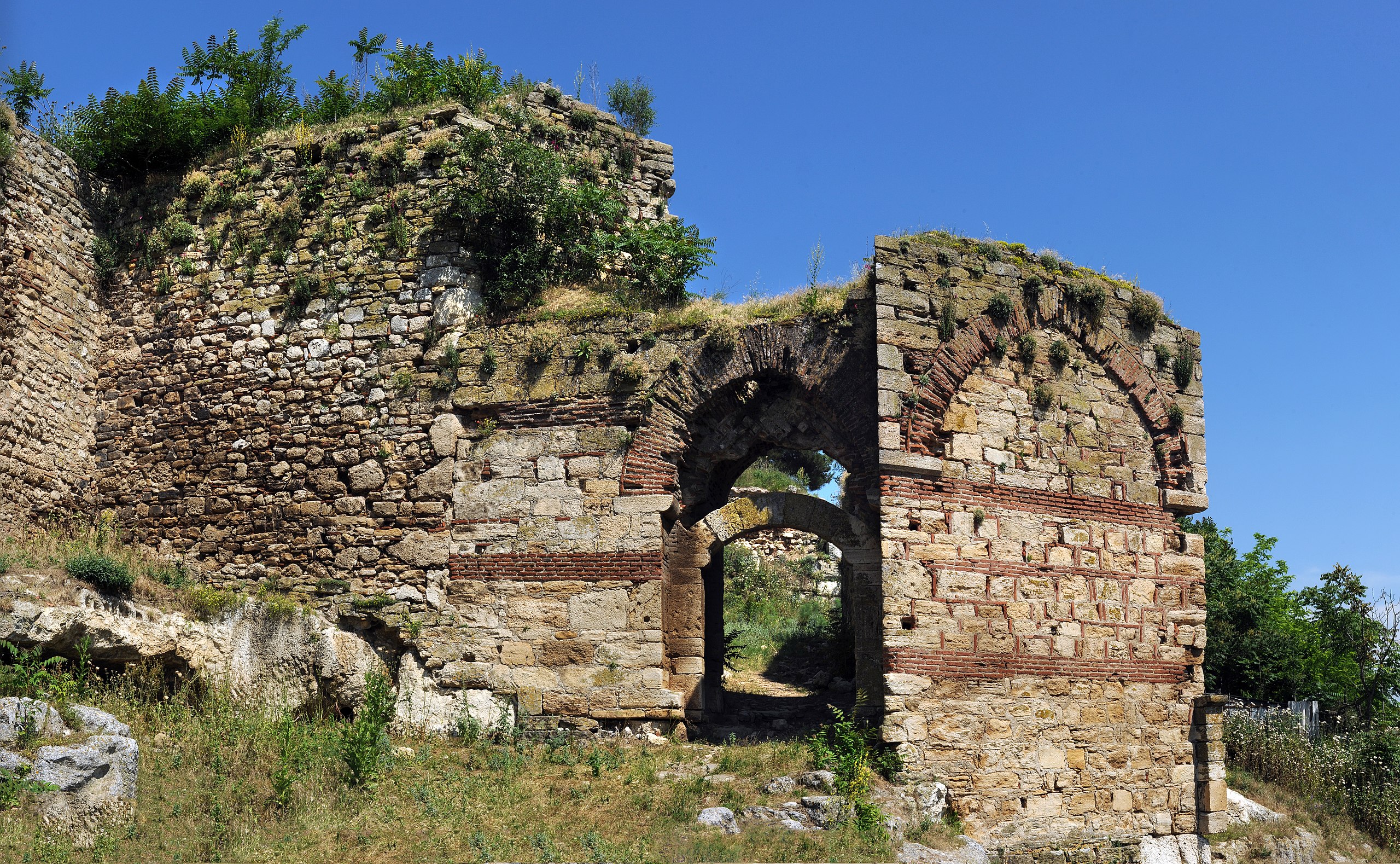 Gate Kalioporta, Didymoteicho Castle, Evros region, Greece