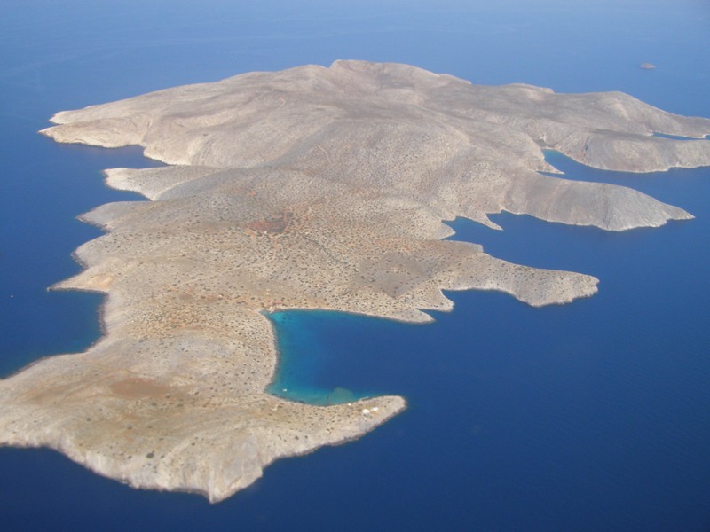 The island of Dia, Heraklion, Crete