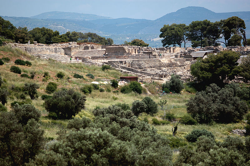 Phaistos - general view, Crete