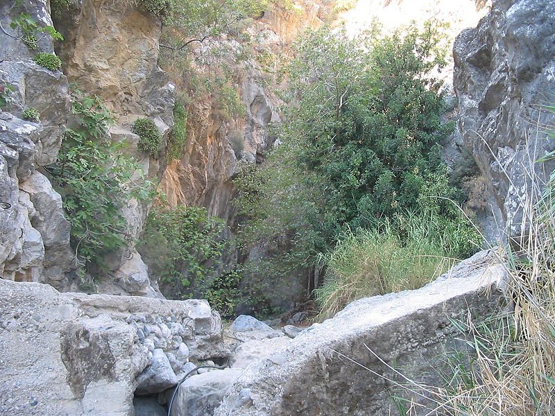 Sarakina Gorge in southern Crete
