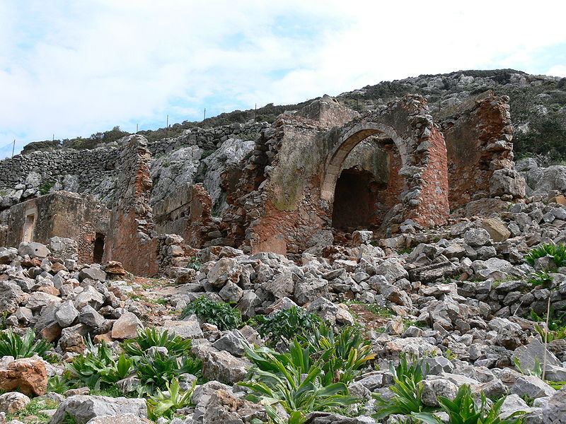 Arkoudiotissa Ruins, Akrotiri, Crete