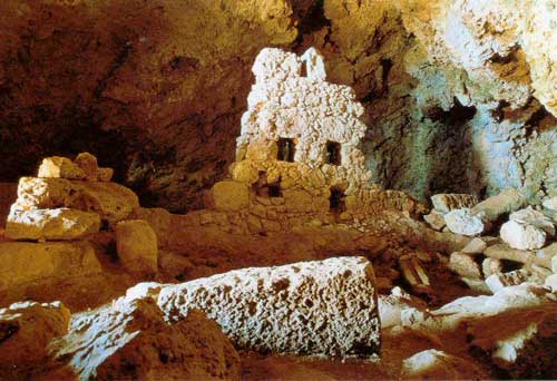 Ellinokamara Cave, Kasos island, Dodecanese, Greece