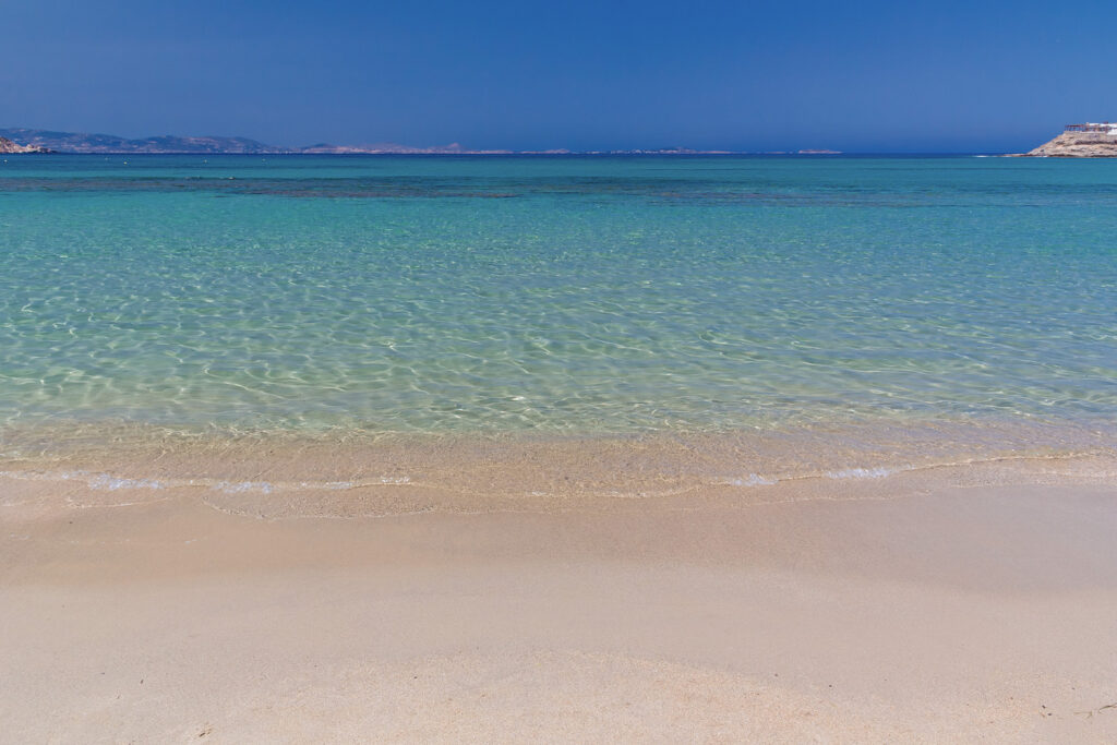 Agios Georgios beach, Naxos island, Cyclades, Aegean, Greece