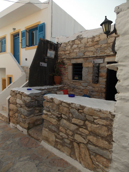 The bar "Old School", Koufonisi village