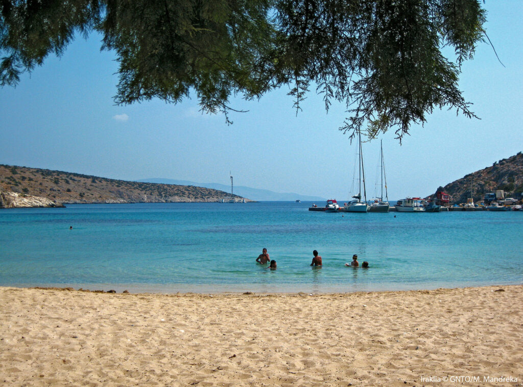 Agios Georgios beach, Iraklia, Smaller Cyclades Greece - Photo by M. Mandreka