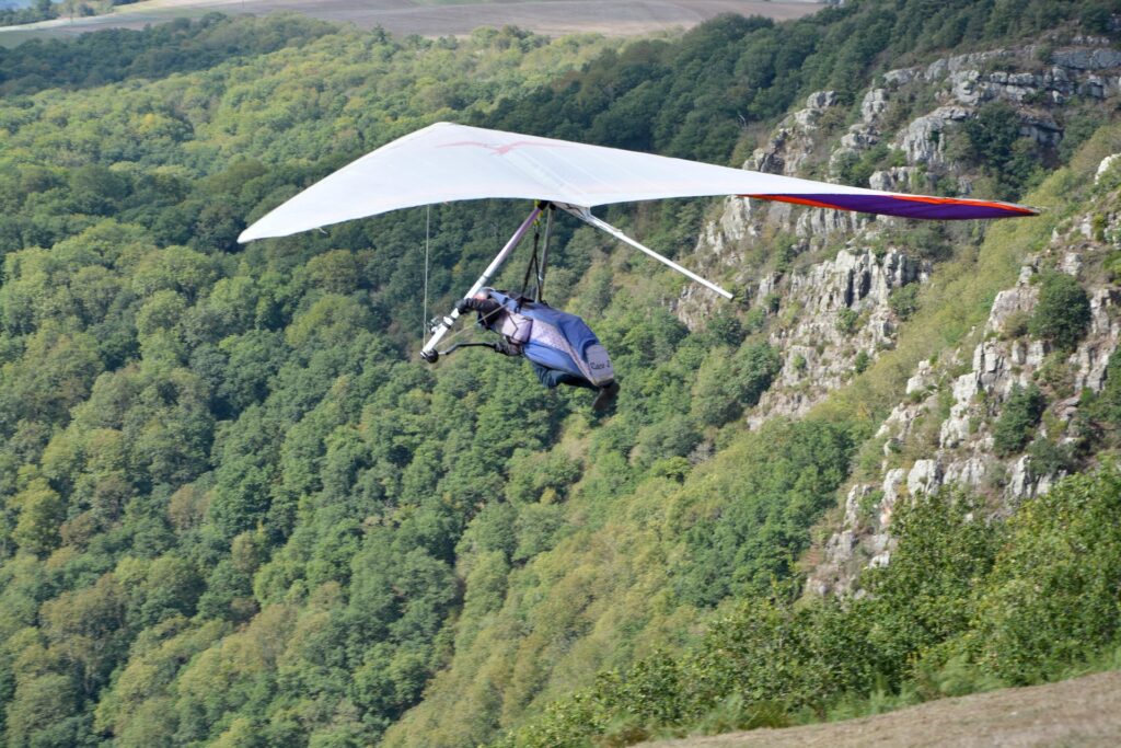Hang gliding in Greece