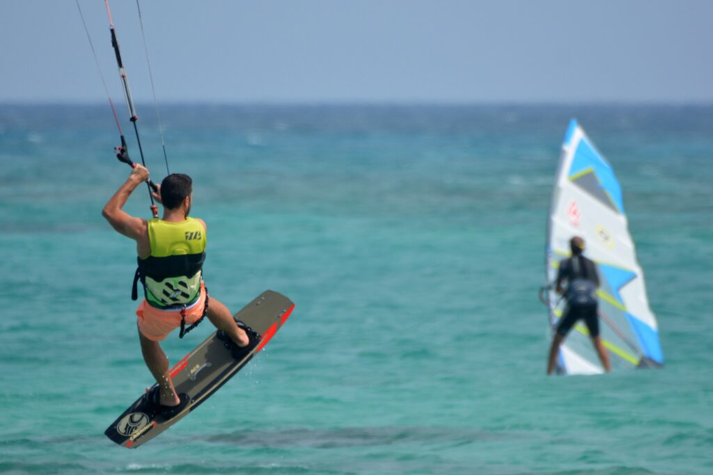 Kitesurfing and windsurfing in Greece