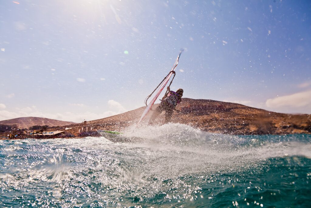 Windsurfing in Greece