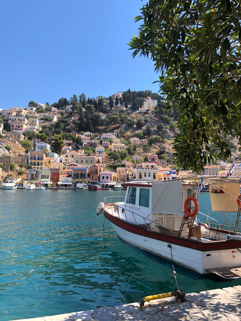 Travel to the Dodecanese, Greece - Symi Harbour, Symi Island