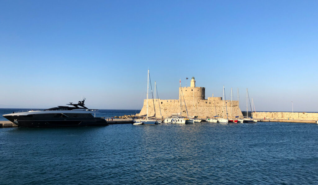 Travel to the Dodecanese, Greece - Rhodes harbour