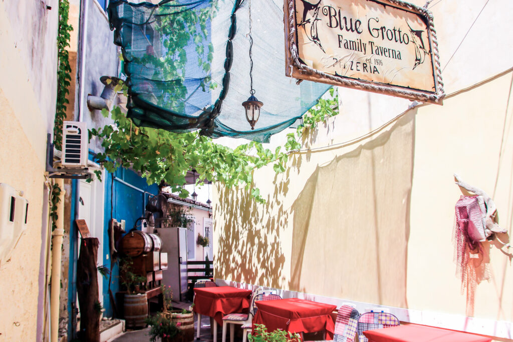 Tavern in beautiful and cozy location in Gaios, Paxos island, Ionian Sea Greece