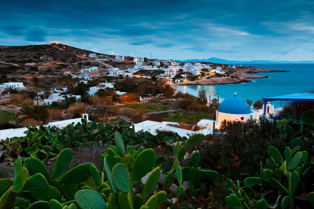 Stavros village in Donousa island, Smaller Cyclades Greece