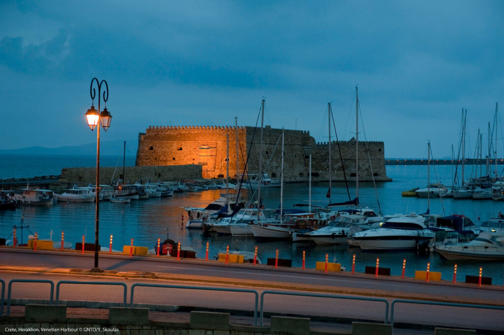 The Venetian Harbour of Heraklion Crete - Photo Y Skoulas